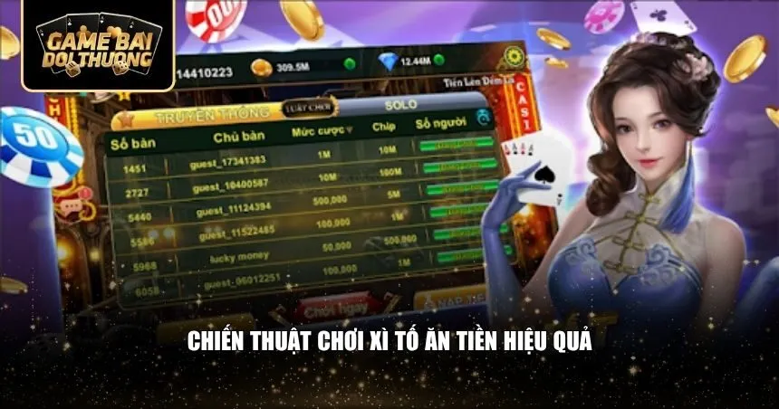 Chiến thuật chơi xì tố ăn tiền hiệu quả